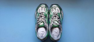 Bottega Veneta Orbit T39 Verde/Plata