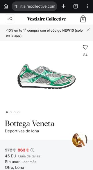 Bottega Veneta Orbit T39 Verde/Plata
