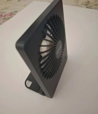 Ventilador TRIPOLE USB Recargable Negro