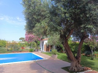 Chalé con piscina