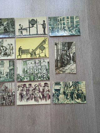 Lotto 12 Cartoline Lotería FNMT 1974