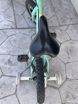 Bicicleta infantil unicornio mint