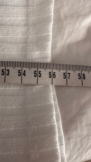 Camiseta blanca de manga larga S