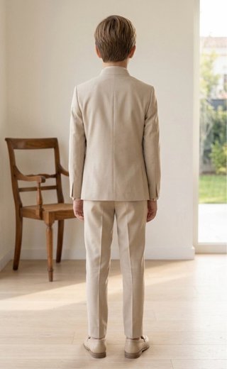 Traje Comunión Niño Marfe T10 Nuevo Cuello Mao