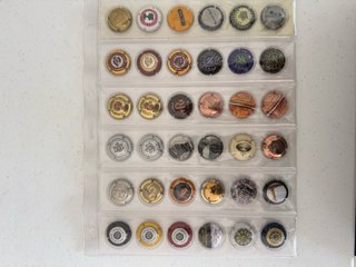Collezione di tappi di spumante