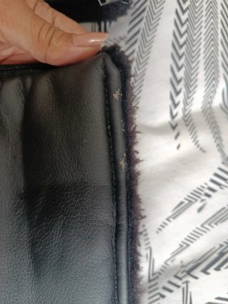 Guantes capazo negros con cremallera