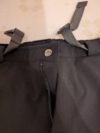 Pantalón Trango Montaña Impermeable Negro/Gris