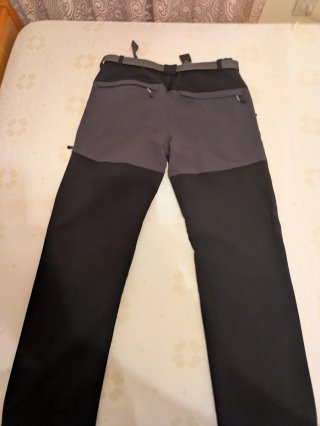 Pantalón Trango Montaña Impermeable Negro/Gris