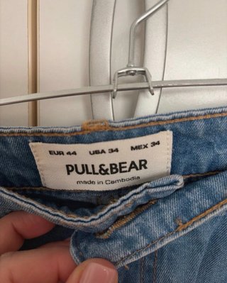 Bermuda vaquera Pull&Bear hombre – Talla 44