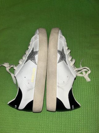 Golden Goose Superstar Plata y Blanco