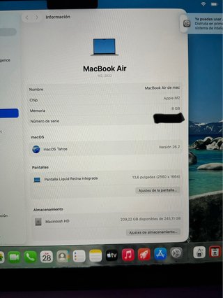 MacBook Air 13 M2 2022 Argento