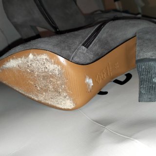 Tronchetto scamosciato donna grigio