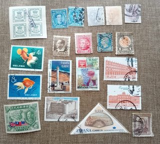 Lote di francobolli Spagna e Mondo