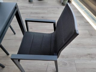Mesa Naterial Odyssea extens. a 240 cm y 6 sillas
