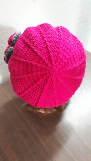 Boina tejida a Crochet