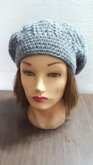 Boina tejida a Crochet