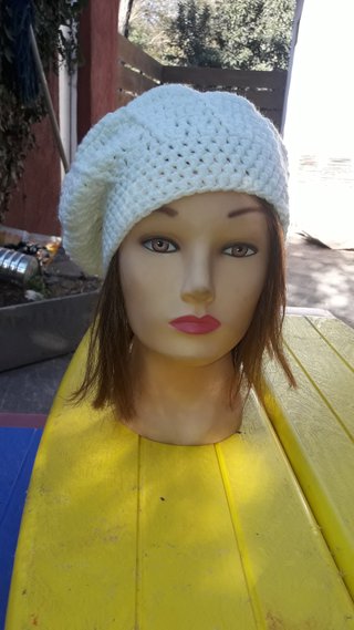 Boina tejida a Crochet