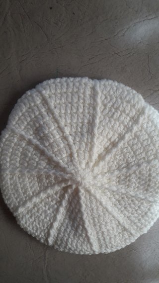 Boina tejida a Crochet