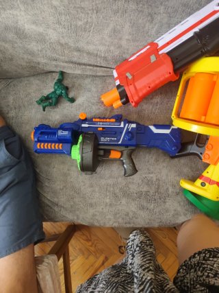 Pistola de Juguete Blaster Soft Azul