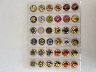 Collezione di tappi di spumante