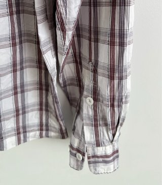 Camisa Plaid Wrangler Vintage 90s Talla L