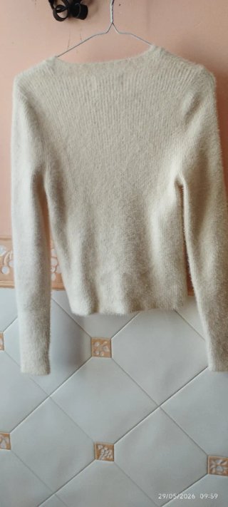 Jersey angora Zara beige