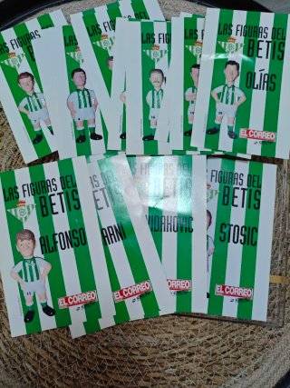 Tarjetas Figuras del Betis