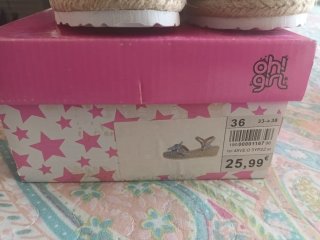 Sandalias niña Oh! Girl Talla 36. Nuevas!!