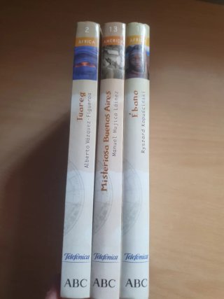 Lote de tres libros Biblioteca viajero