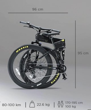 Bicicleta Eléctrica Doble Suspensión MTB
