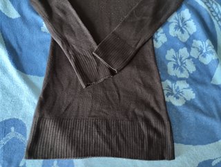 Vestido jersey cuello alto talla XS
