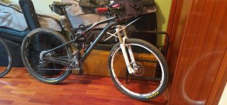 Bicicleta Merida doble carbono