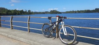 Bicicleta Merida doble carbono