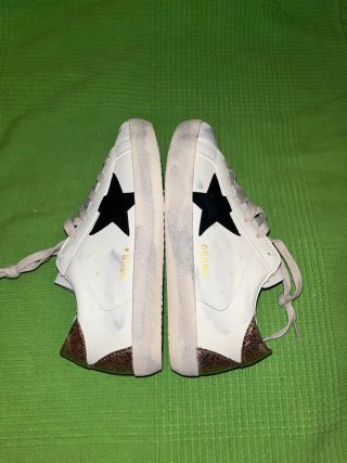 Golden Goose Superstar Zapatillas Blancas Doradas