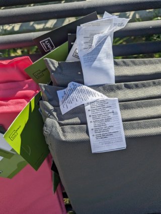 Set Cuscini Idrorepellenti Blu, Rosa, Grigio