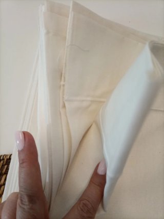 Sábana encimera lino metis francés blanca