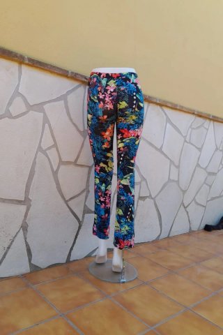 Top tirantes y pantalones verano floral talla S