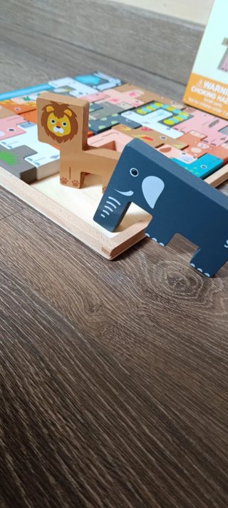 Tetris grande de animales para niños