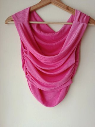 Top multiposicion rosa talla Xs