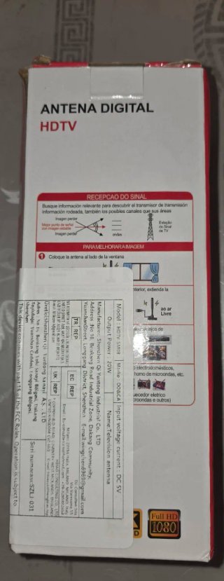 Antena Digital HDTV 36 DBI 4K