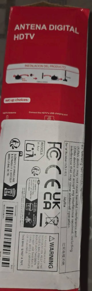 Antena Digital HDTV 36 DBI 4K
