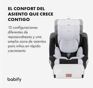 Seggiolino auto Babify isofix 360º (0-12 anni)