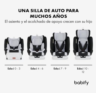 Seggiolino auto Babify isofix 360º (0-12 anni)