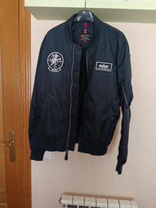 Cazadora Alpha Industries Azul