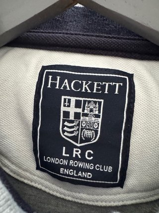 Polo Hackett London Rowing Club Azul y Gris