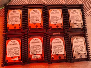 Western Digital Velociraptor 1TB x8