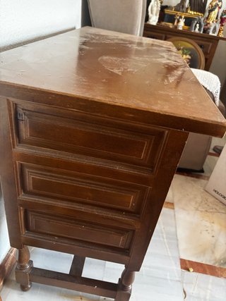 Pareja Cómodas Castellano Madera