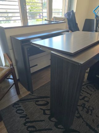 Tavolo consolle allungabile legno