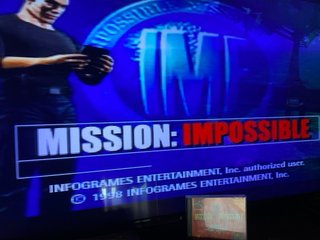 Mission: Impossible PS1 (PlayStation 1)