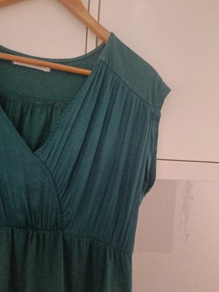 Vestido largo verde Esfera talla única